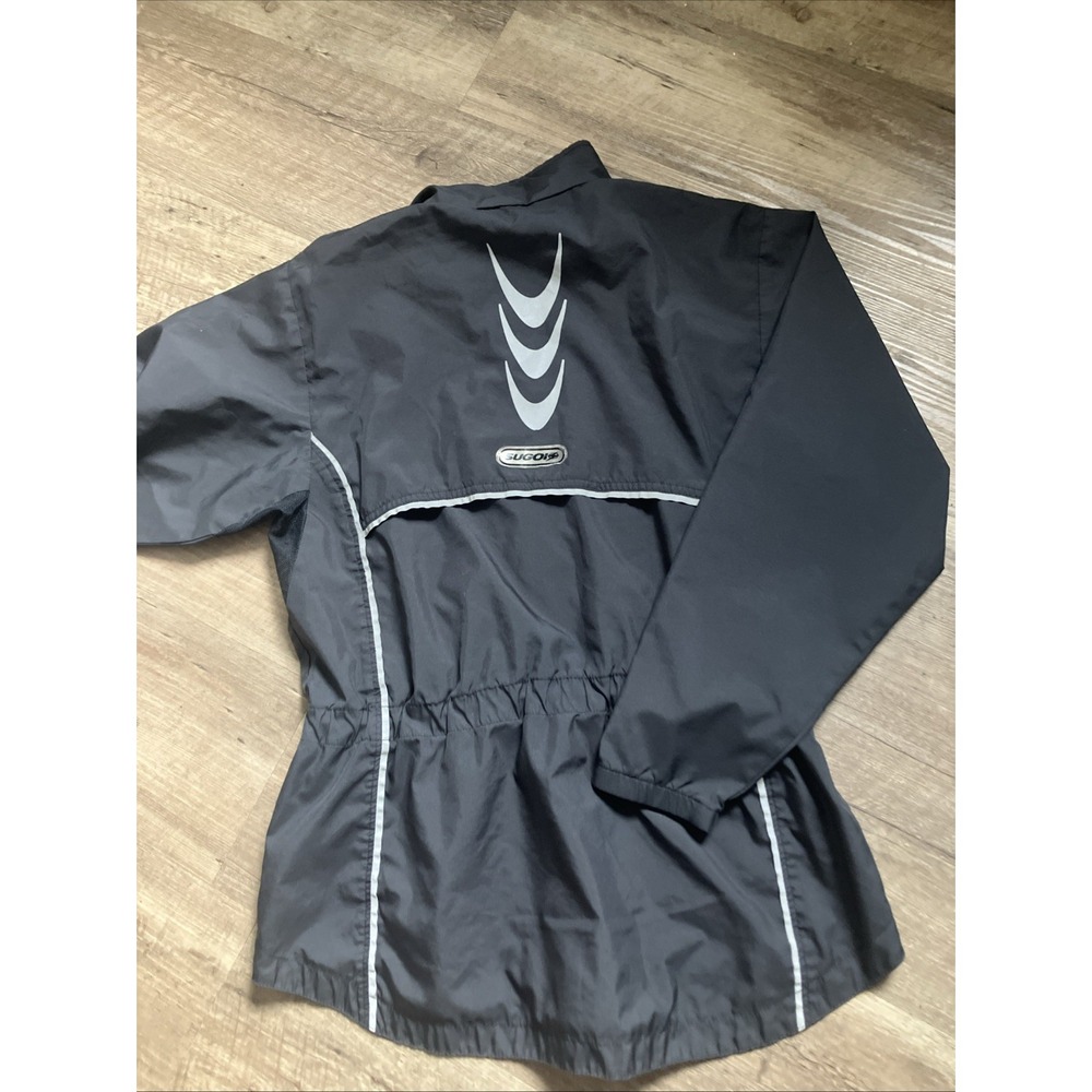 SUGOI Small Cycling Black Women's Lightweight Jacket bicycle VentREAD Broken Zip